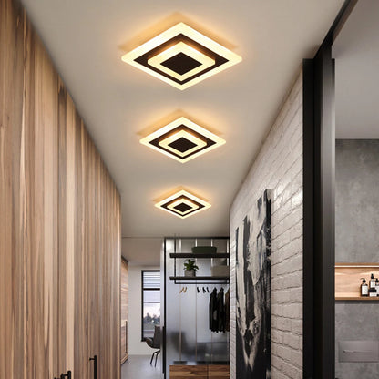 Modern LED Ceiling Light - Minimalist Design for Dining, Living Room, Bedroom, Kitchen, Aisle, Corridor, Stairs, and Entrance