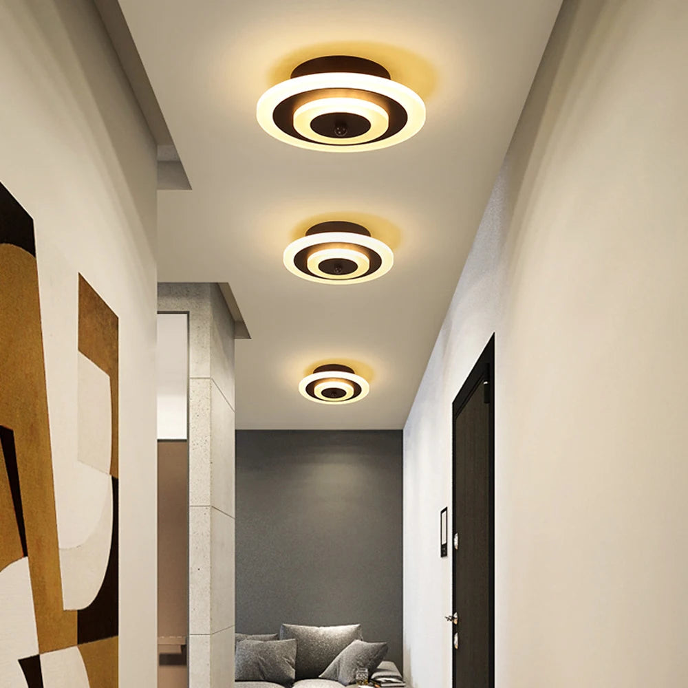 Moderne LED-Deckenleuchte - Minimalistisches Design für Esszimmer, Wohnzimmer, Schlafzimmer, Küche, Gang, Flur, Treppe und Eingang