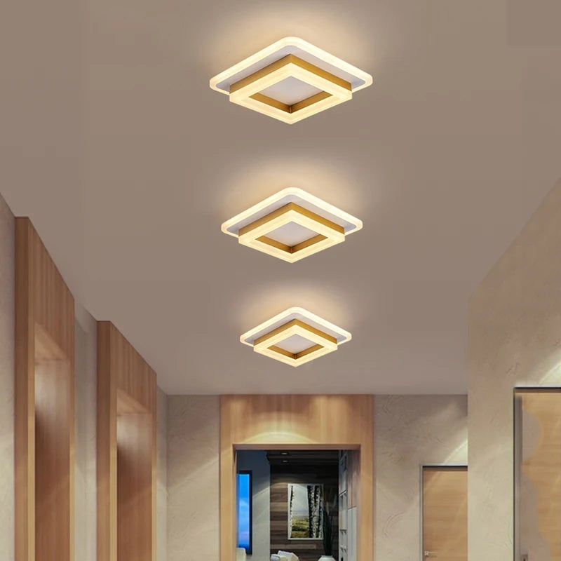 Modern LED Ceiling Light - Minimalist Design for Dining, Living Room, Bedroom, Kitchen, Aisle, Corridor, Stairs, and Entrance