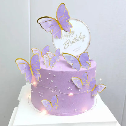 Handmade Butterfly Cake Toppers - Perfect for Birthdays, Weddings, Baby Showers, and More