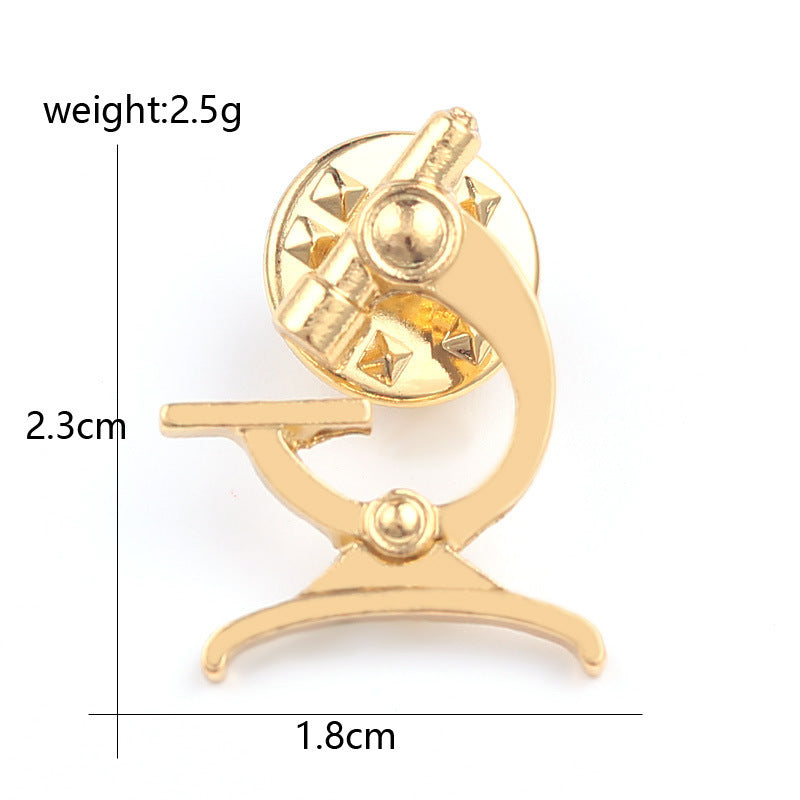 Heart-Shaped Medical Brooch Pin - Stethoscope, Electrocardiogram, and Microscope Design for Nurses and Doctors - Perfect Lapel Jewelry for Backpacks