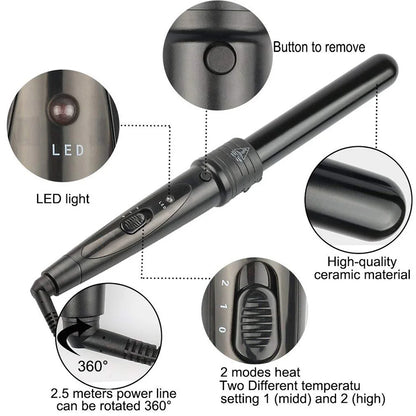 5-in-1 Multifunctional Rotating Hair Curling Iron – Professional Salon Quality