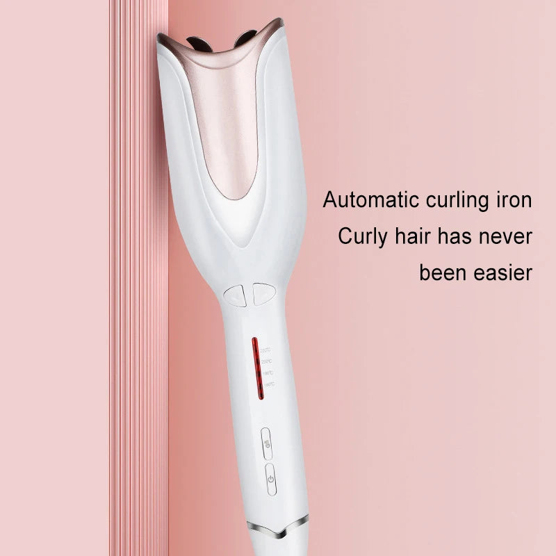 Automatic Ceramic Rotating Air Curling Wand – Magic Hair Curler & Styler