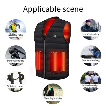 Men's & Women's Autumn/Winter Smart Heating Cotton Vest