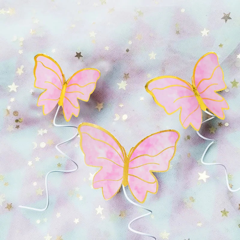 Handmade Butterfly Cake Toppers - Perfect for Birthdays, Weddings, Baby Showers, and More