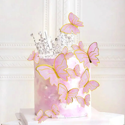 Handmade Butterfly Cake Toppers - Perfect for Birthdays, Weddings, Baby Showers, and More