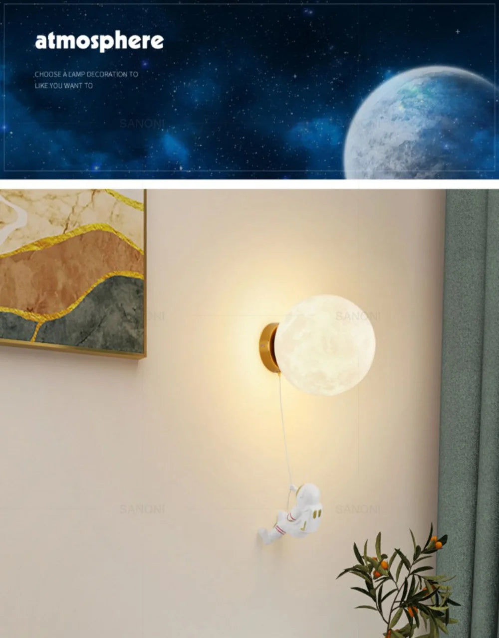 Modern LED Wall Sconce - Versatile Lighting Fixture for Children's Rooms, Aisles, Stairs, Bedrooms, and Living Rooms