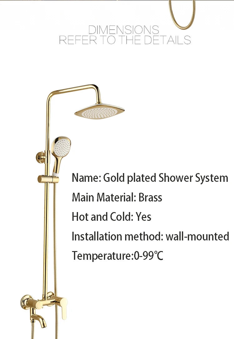 Contemporary Brass Shower Faucet with Slide Bar - Single Handle, Polished Finish