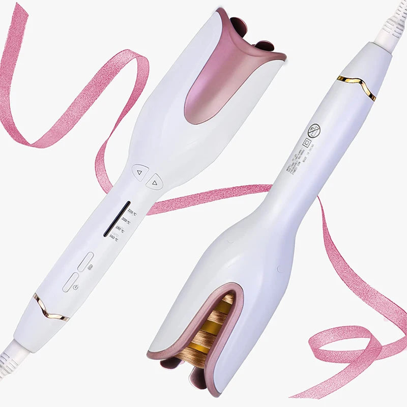 Automatic Ceramic Rotating Air Curling Wand – Magic Hair Curler & Styler