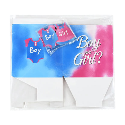 60-Piece Baby Gender Reveal Voting Card Set – Boy or Girl Party Supplies for Gender Reveal and Baby Shower Decorations