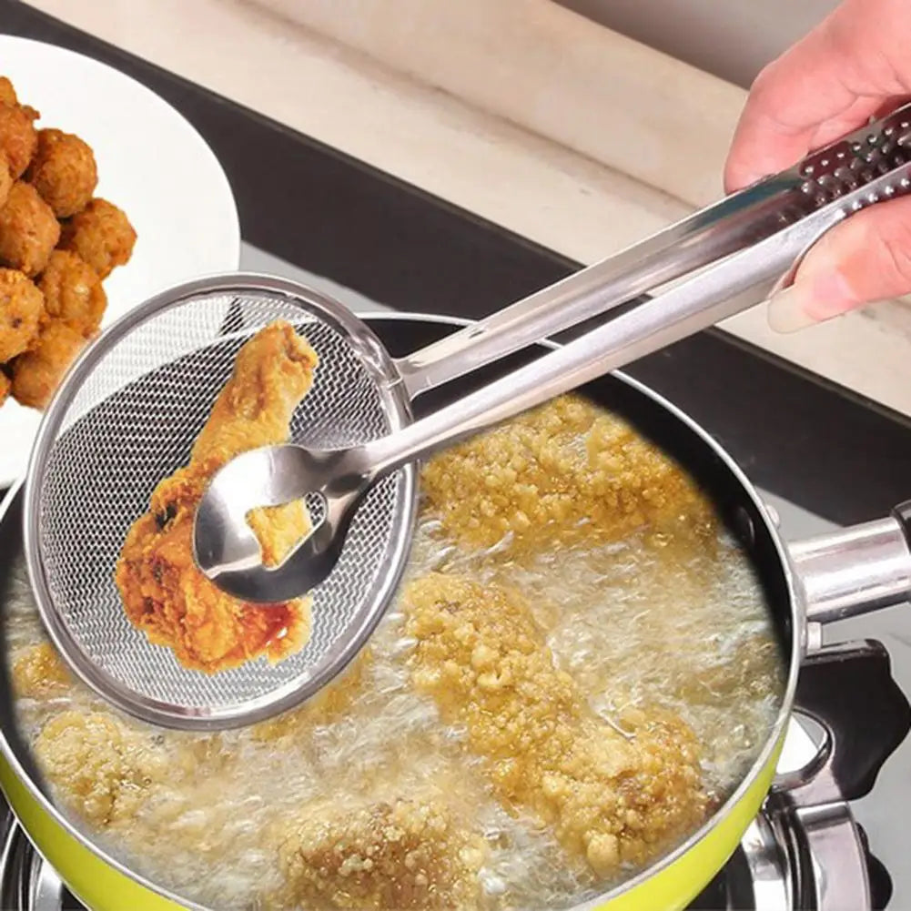 Stainless Steel Multi-functional Clip Colander Spoon