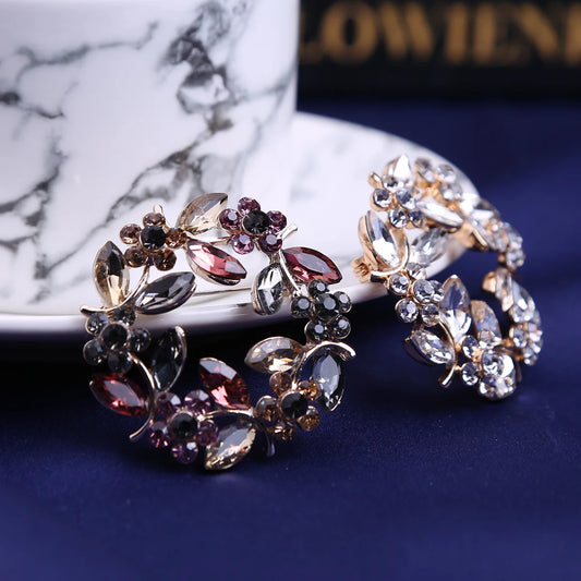 Exquisite Baroque Floral Brooch for Women – High-Quality Vintage-Inspired Jewelry for Weddings and Special Events