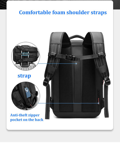 Travel Men 17'' inch  Expandable Laptop Backpack