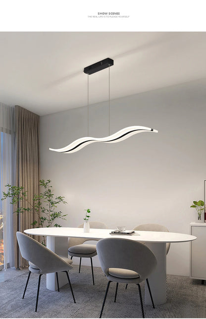 Nordic Modern LED Pendant Chandelier – Stylish Lighting for Dining Rooms, Living Areas, Restaurants, Kitchens, and Offices