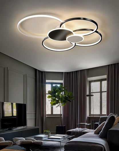 Contemporary LED Chandelier for Bedroom, Dining Room, Living Room, and Hall – Luxury Ceiling Light Fixture