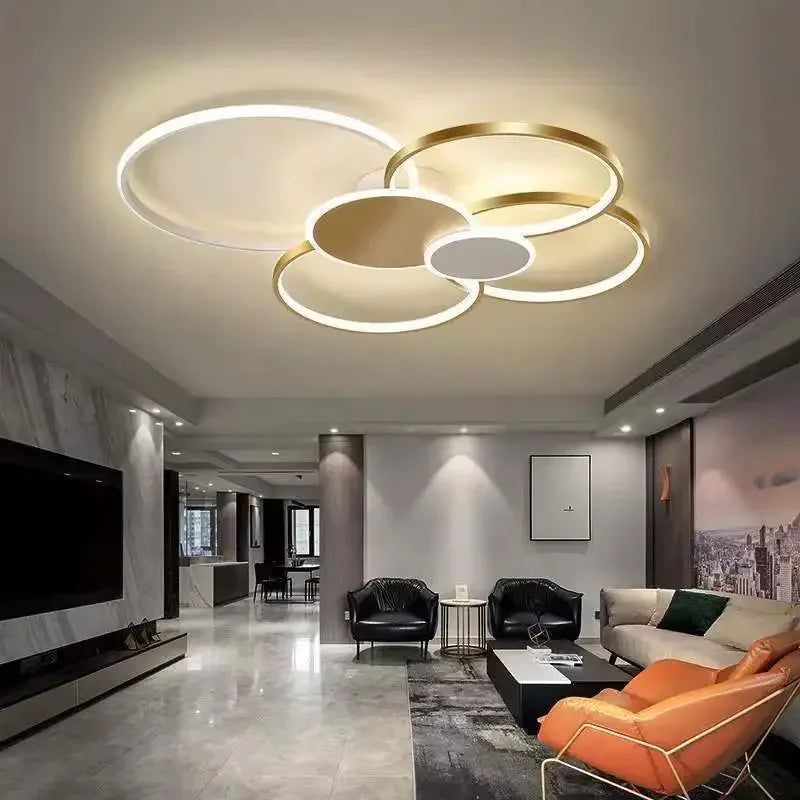 Contemporary LED Chandelier for Bedroom, Dining Room, Living Room, and Hall – Luxury Ceiling Light Fixture