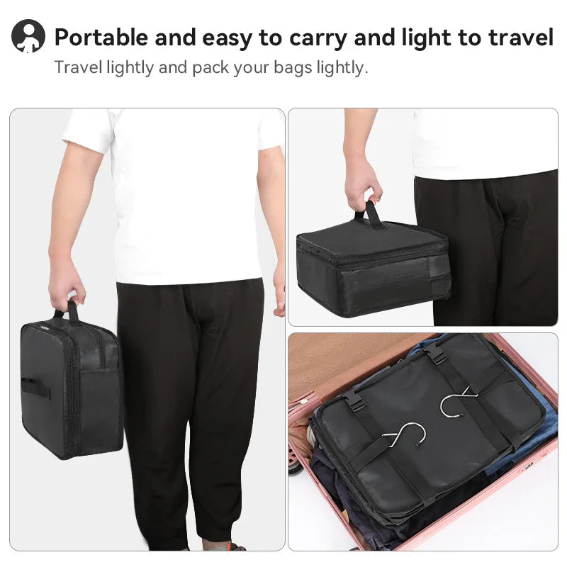 Hanging Travel Organizer & Packing Cubes Set