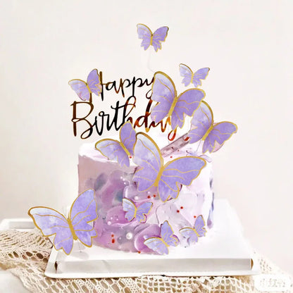 Handmade Butterfly Cake Toppers - Perfect for Birthdays, Weddings, Baby Showers, and More