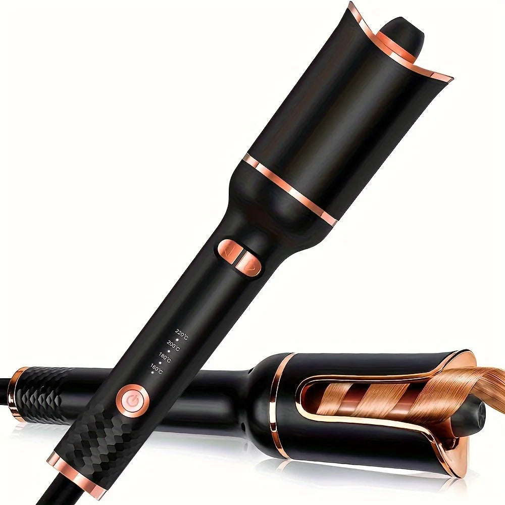 Auto Rotating Ceramic Hair Curler – Air Spin Wand Styler for Effortless Curls