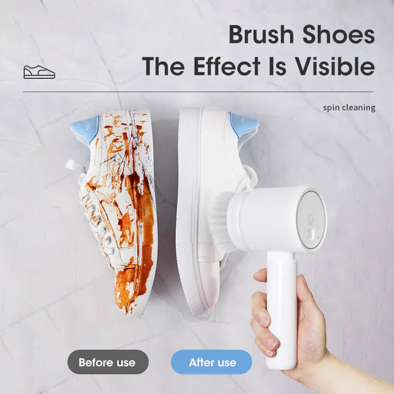 Folding Multi-Purpose Cleaning Brush for Versatile Use in the Kitchen, Bathroom, and Beyond