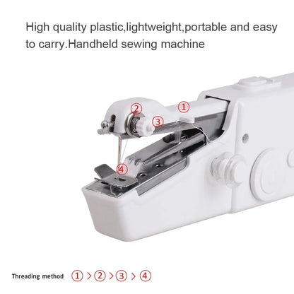 Portable Mini Electric Sewing Machine for Quick DIY Repairs and Needlework