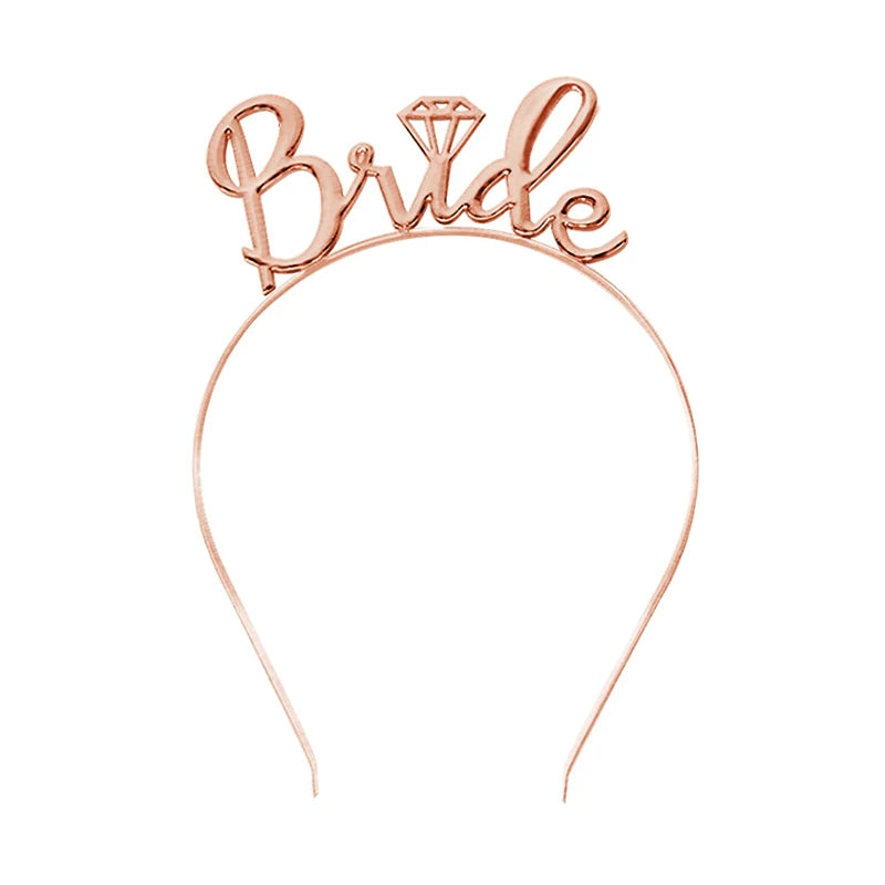 Bridal Shower Set: Bride-to-Be Veil, Satin Sash, Hairband, and Tattoo Stickers – Complete Bachelorette Party Decorations