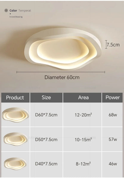 Zeitgenössischer LED-Deckenleuchter für Wohnzimmer, Esszimmer, Schlafzimmer, Kinderzimmer, Arbeitszimmer und Flur – Stilvolle Beleuchtung für das Zuhause