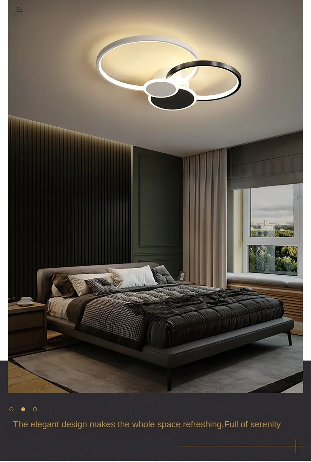 Contemporary LED Chandelier for Bedroom, Dining Room, Living Room, and Hall – Luxury Ceiling Light Fixture