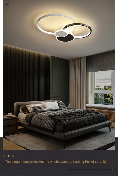 Contemporary LED Chandelier for Bedroom, Dining Room, Living Room, and Hall – Luxury Ceiling Light Fixture