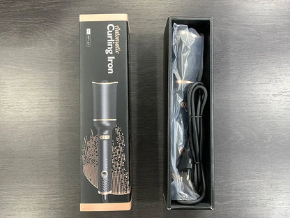 Automatic Hair Curler and Crimper: Electric Wave and Curl Tool with Integrated Ferro Ringlet Loop Technology for Effortless Wavy and Crimped Hairstyles