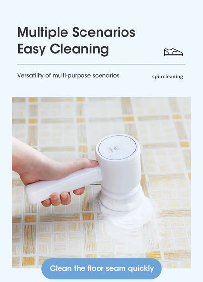 Folding Multi-Purpose Cleaning Brush for Versatile Use in the Kitchen, Bathroom, and Beyond