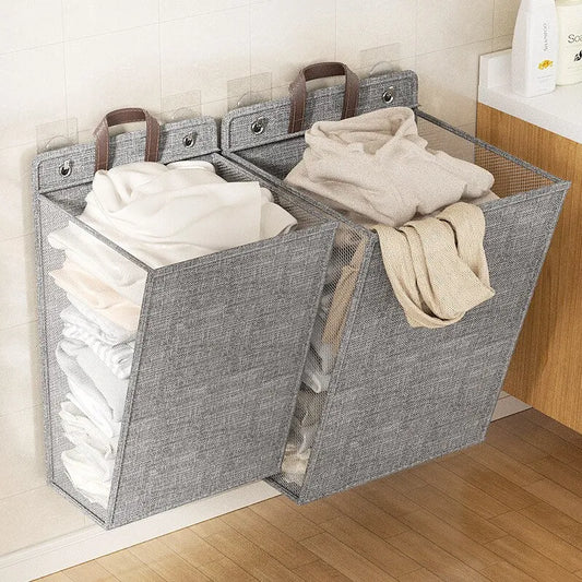 1pc Foldable Mesh Laundry Hamper