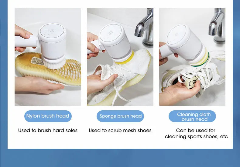 Folding Multi-Purpose Cleaning Brush for Versatile Use in the Kitchen, Bathroom, and Beyond