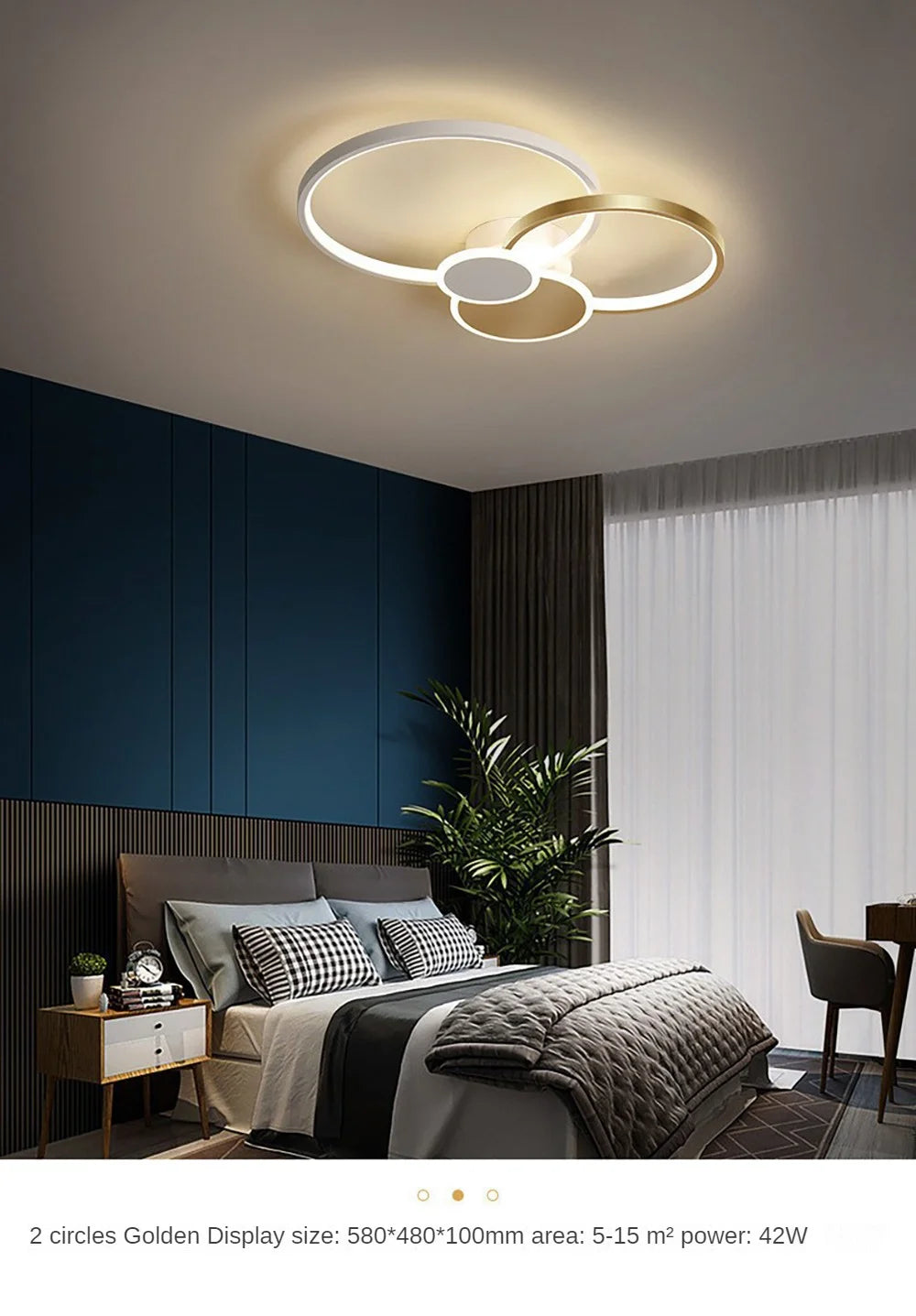 Contemporary LED Chandelier for Bedroom, Dining Room, Living Room, and Hall – Luxury Ceiling Light Fixture