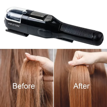 Cordless Automatic Split Ends Trimmer for Dry, Damaged Hair - Professional Hair Cutting Machine for Women