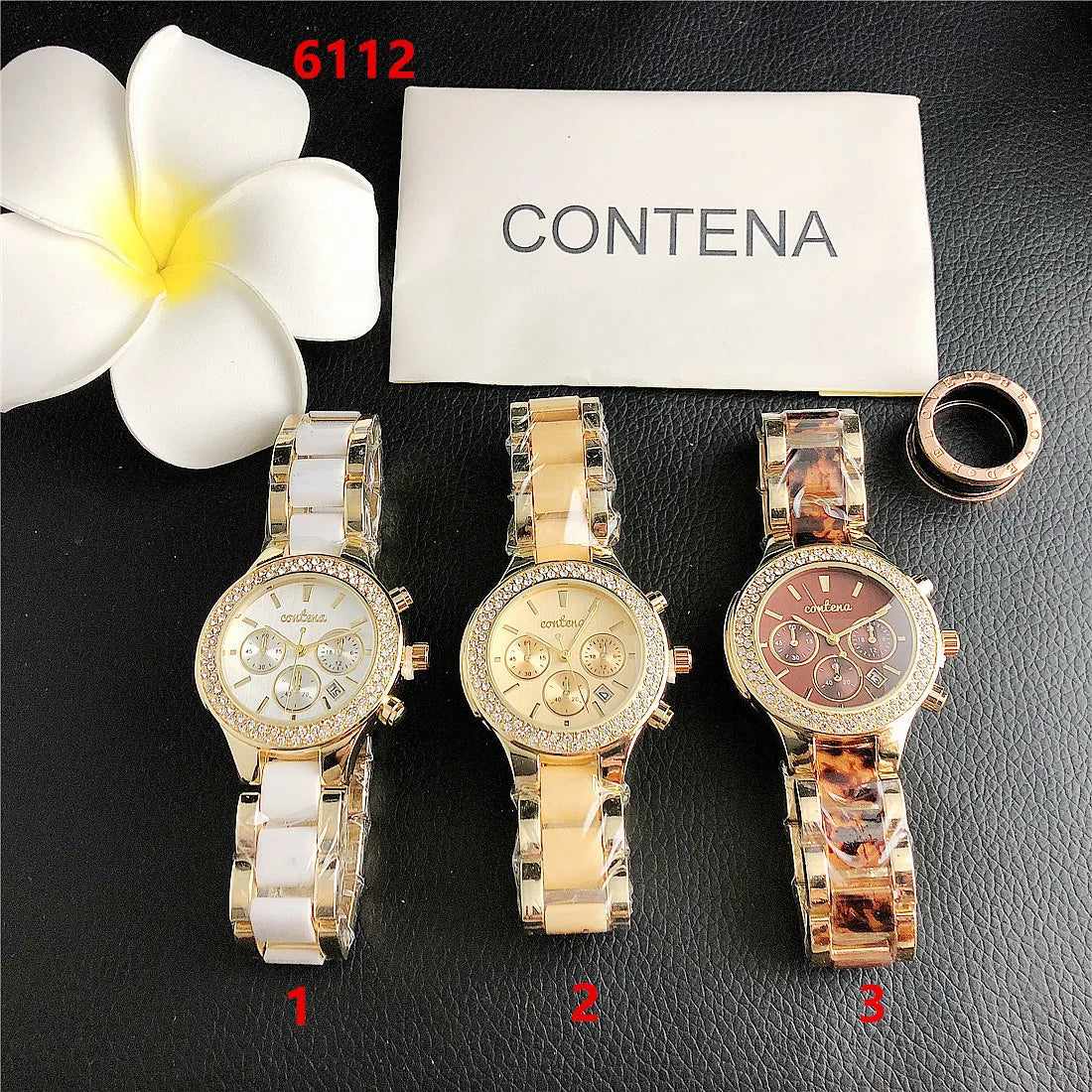 Elegant Rose Gold Women's Quartz Watch with Rhinestones – Luxury Fashion Bracelet Timepiece