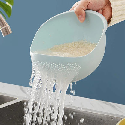 Multi-Purpose Rice Drainage Basket & Fruit and Vegetable Sieve - High-Quality Kitchen Tool for Efficient Food Preparation