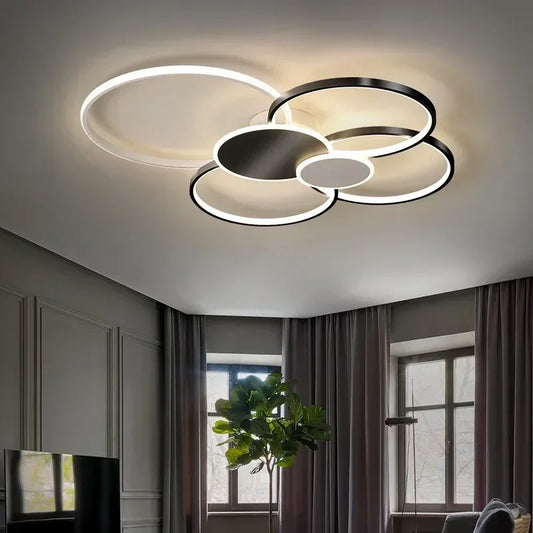 Contemporary LED Chandelier for Bedroom, Dining Room, Living Room, and Hall – Luxury Ceiling Light Fixture