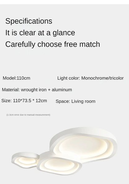 Contemporary LED Chandelier - Minimalist Design for Bedroom, Dining Room, Living Room, and Aisle Lighting