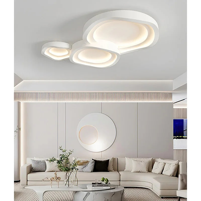 Contemporary LED Chandelier - Minimalist Design for Bedroom, Dining Room, Living Room, and Aisle Lighting