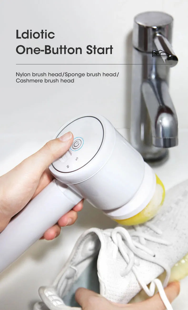 Folding Multi-Purpose Cleaning Brush for Versatile Use in the Kitchen, Bathroom, and Beyond