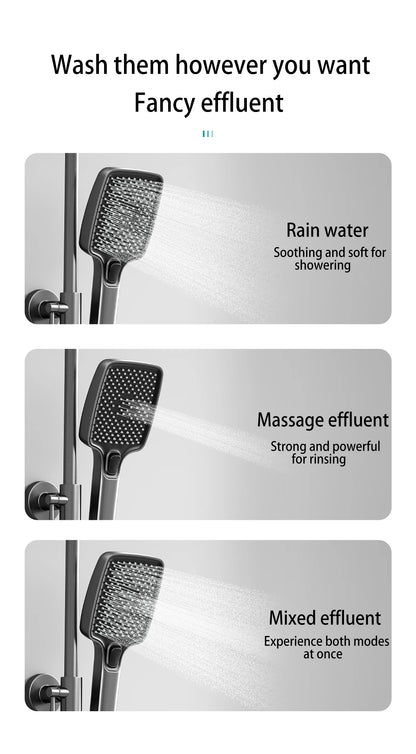 Luxury Smart Digital Shower System with LED Display and Thermostat