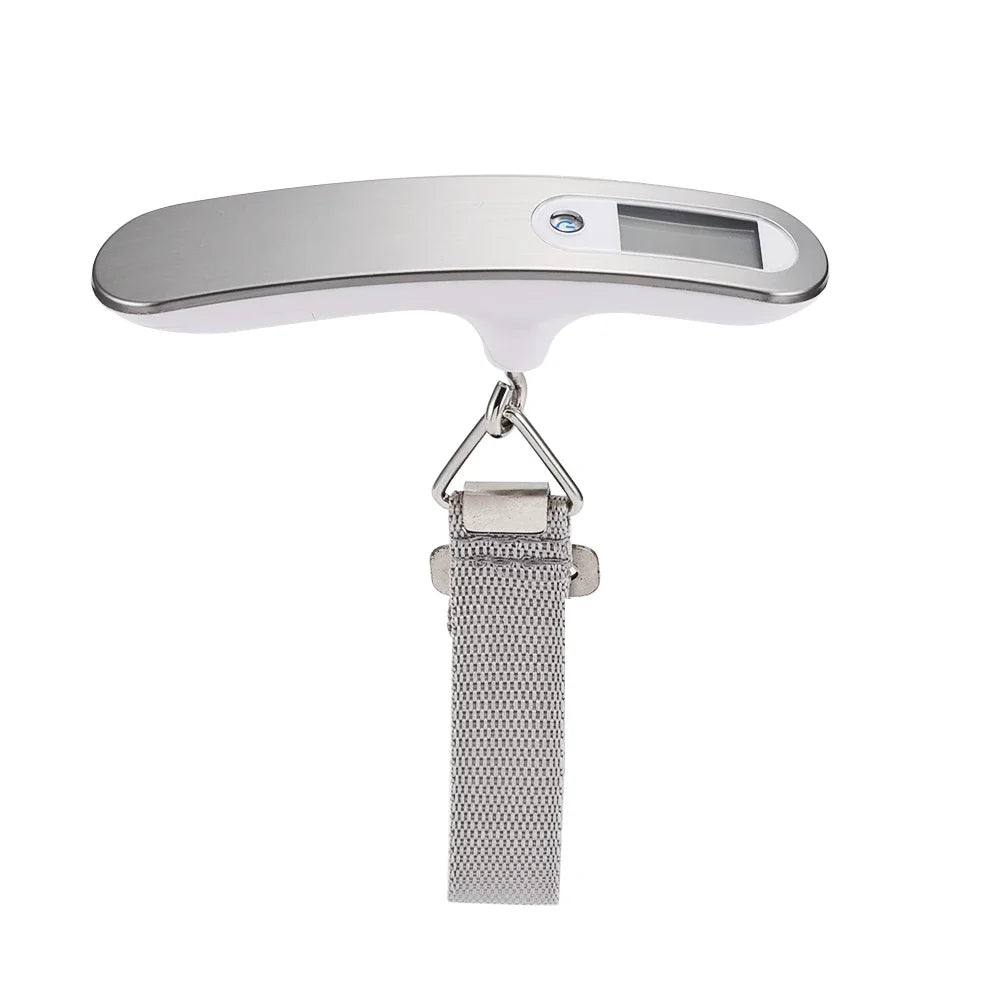 50kg/110lb Digital LCD Portable Luggage Scale with Strap - Travel Weight Measurement Tool