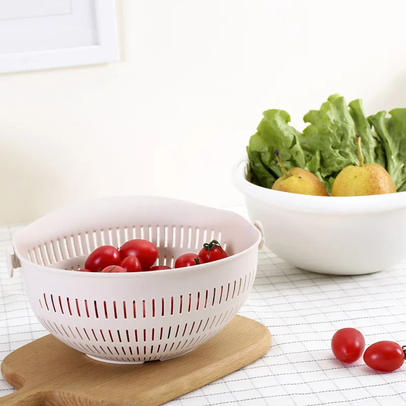 Küche Obst Tablett Abnehmbare Doppel Schicht Obst Und Gemüse Becken Abtropfen Korb Kiste