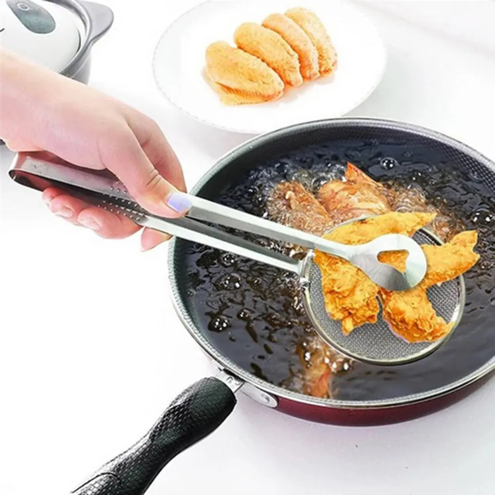 Stainless Steel Multi-functional Clip Colander Spoon