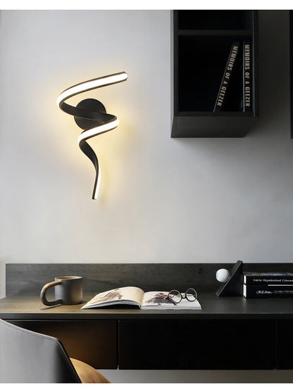 Modern Minimalist LED Wall Sconce – Stylish Indoor Light for Living Room, Bedroom, and Bedside Décor