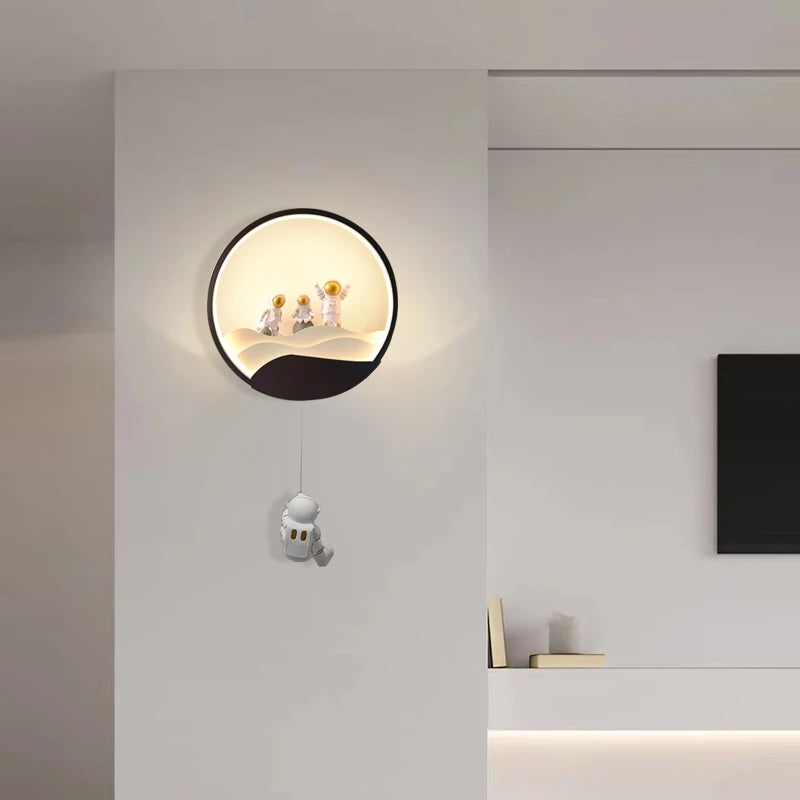 Modern LED Wall Sconce - Versatile Lighting Fixture for Children's Rooms, Aisles, Stairs, Bedrooms, and Living Rooms