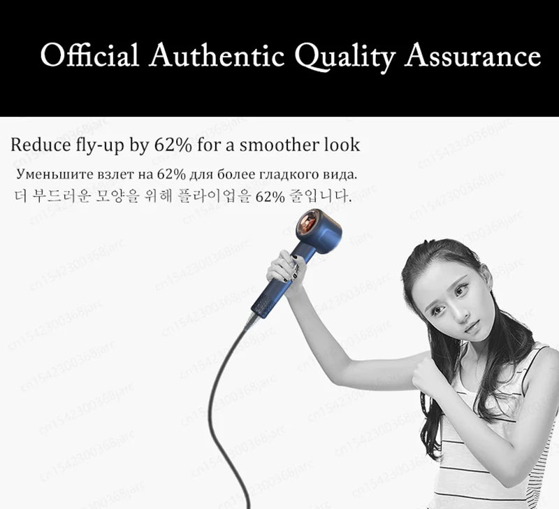 Super Hair Dryer 220V with Leafless Design and Negative Ion Technology for Enhanced Personal Hair Care and Styling