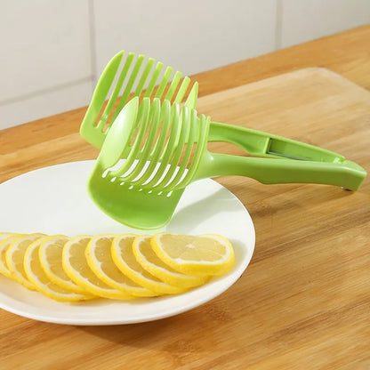 Multi-Function Stainless Steel Fruit & Vegetable Slicer – Includes Orange, Lemon, Tomato, and Onion Cutter