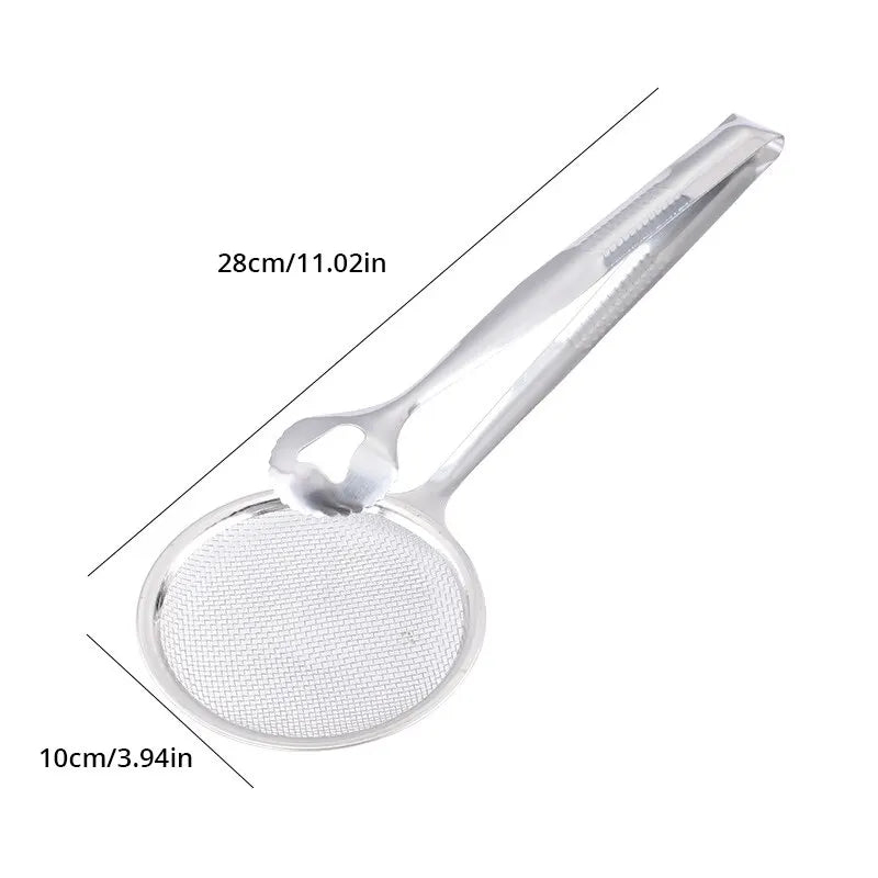 Stainless Steel Multi-functional Clip Colander Spoon